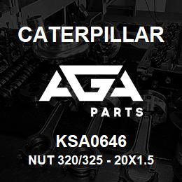 KSA0646 Caterpillar NUT 320/325 - 20X1.5 | AGA Parts