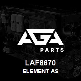 LAF8670 Caterpillar ELEMENT AS | AGA Parts