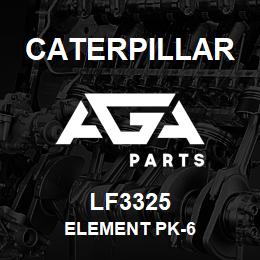 LF3325 Caterpillar ELEMENT PK-6 | AGA Parts