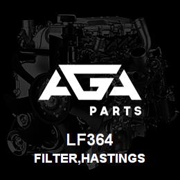 LF364 Caterpillar FILTER,HASTINGS | AGA Parts