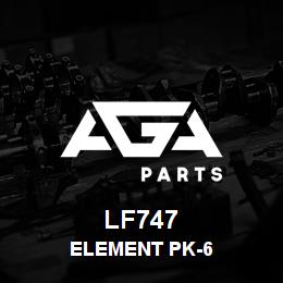 LF747 Caterpillar ELEMENT PK-6 | AGA Parts