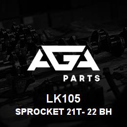 LK105 Caterpillar SPROCKET 21T- 22 BH | AGA Parts LK105 Caterpillar SPROCKET 21T- 22 BH | AGA Parts