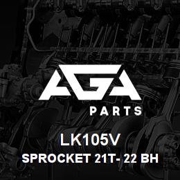 LK105V Caterpillar SPROCKET 21T- 22 BH | AGA Parts LK105V Caterpillar SPROCKET 21T- 22 BH | AGA Parts