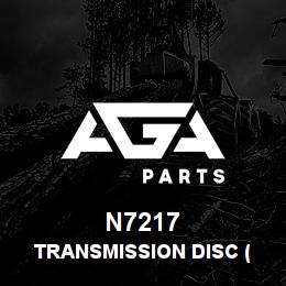 N7217 Caterpillar TRANSMISSION DISC (METALLIC) | AGA Parts