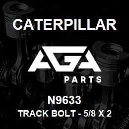 N9633 Caterpillar TRACK BOLT - 5/8 X 2-3/32 UNF (53) | AGA Parts