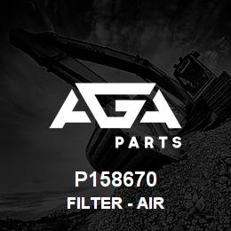 P158670 Caterpillar FILTER - AIR | AGA Parts