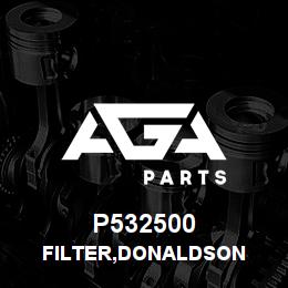 P532500 Caterpillar FILTER,DONALDSON | AGA Parts