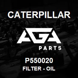 P550020 Caterpillar FILTER - OIL | AGA Parts