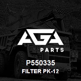 P550335 Caterpillar FILTER PK-12 | AGA Parts