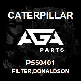 P550401 Caterpillar FILTER,DONALDSON | AGA Parts