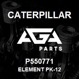 P550771 Caterpillar ELEMENT PK-12 | AGA Parts