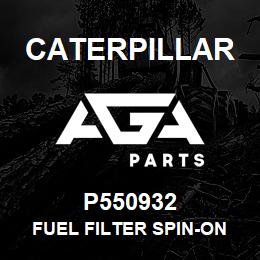 P550932 Caterpillar FUEL FILTER SPIN-ON | AGA Parts