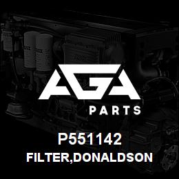P551142 Caterpillar FILTER,DONALDSON | AGA Parts
