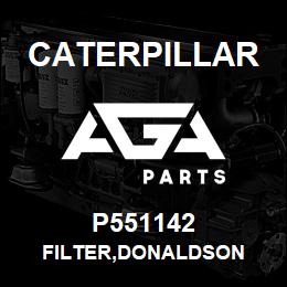 P551142 Caterpillar FILTER,DONALDSON | AGA Parts