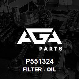 P551324 Caterpillar FILTER - OIL | AGA Parts