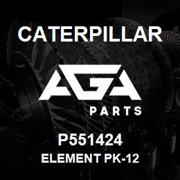 P551424 Caterpillar ELEMENT PK-12 | AGA Parts
