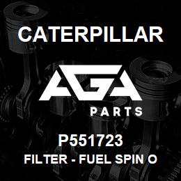 P551723 Caterpillar FILTER - FUEL SPIN ON | AGA Parts