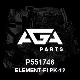 P551746 Caterpillar ELEMENT-FI PK-12 | AGA Parts P551746 Caterpillar ELEMENT-FI PK-12 | AGA Parts