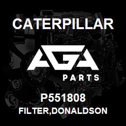 P551808 Caterpillar FILTER,DONALDSON | AGA Parts