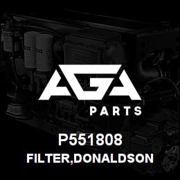 P551808 Caterpillar FILTER,DONALDSON | AGA Parts