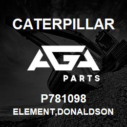 P781098 Caterpillar ELEMENT,DONALDSON | AGA Parts