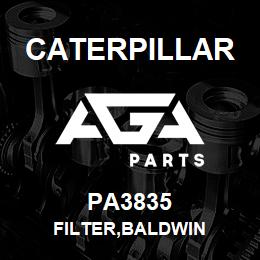 PA3835 Caterpillar FILTER,BALDWIN | AGA Parts