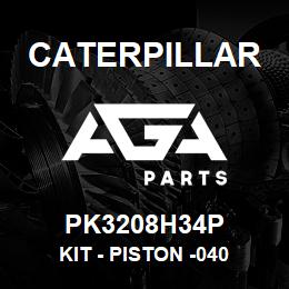 PK3208H34P Caterpillar Kit - Piston -040 | AGA Parts