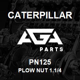 PN125 Caterpillar PLOW NUT 1.1/4 | AGA Parts