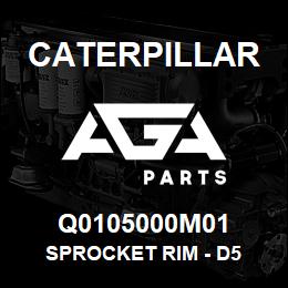 Q0105000M01 Caterpillar SPROCKET RIM - D5 | AGA Parts