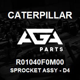 R01040F0M00 Caterpillar SPROCKET ASSY - D4 | AGA Parts
