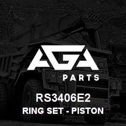 RS3406E2 Caterpillar Ring Set - Piston | AGA Parts