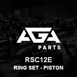 RSC12E Caterpillar Ring Set - Piston | AGA Parts