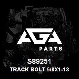 S89251 Caterpillar TRACK BOLT 5/8X1-13/16 | AGA Parts S89251 Caterpillar TRACK BOLT 5/8X1-13/16 | AGA Parts