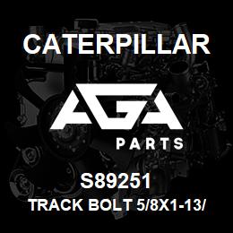 S89251 Caterpillar TRACK BOLT 5/8X1-13/16 | AGA Parts