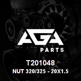 T201048 Caterpillar NUT 320/325 - 20X1.5 | AGA Parts