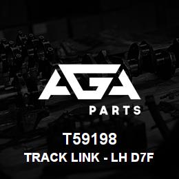 T59198 Caterpillar TRACK LINK - LH D7F/G | AGA Parts