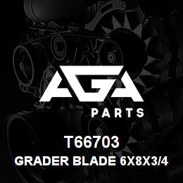 T66703 Caterpillar GRADER BLADE 6X8X3/4 | AGA Parts