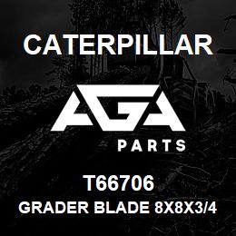 T66706 Caterpillar GRADER BLADE 8X8X3/4 | AGA Parts