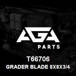 T66706 Caterpillar GRADER BLADE 8X8X3/4 | AGA Parts