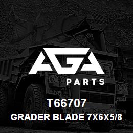 T66707 Caterpillar GRADER BLADE 7X6X5/8 | AGA Parts