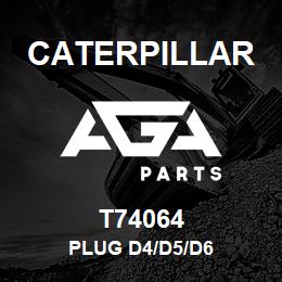 T74064 Caterpillar PLUG D4/D5/D6 | AGA Parts
