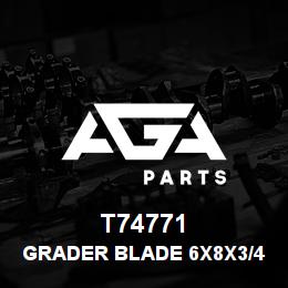 T74771 Caterpillar GRADER BLADE 6X8X3/4 | AGA Parts