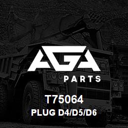 T75064 Caterpillar PLUG D4/D5/D6 | AGA Parts T75064 Caterpillar PLUG D4/D5/D6 | AGA Parts