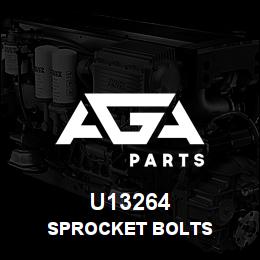 U13264 Caterpillar Sprocket Bolts - PC300LC-7 / M20-2 | AGA Parts