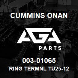 003-01065 Cummins Onan RING TERMNL TU25-12 | AGA Parts