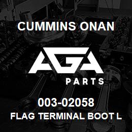 003-02058 Cummins Onan FLAG TERMINAL BOOT LOOSE | AGA Parts