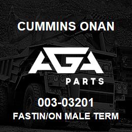 003-03201 Cummins Onan FASTIN/ON MALE TERM 42241-2 | AGA Parts