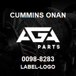 0098-8283 Cummins Onan LABEL-LOGO | AGA Parts