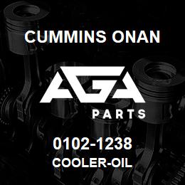 0102-1238 Cummins Onan COOLER-OIL | AGA Parts
