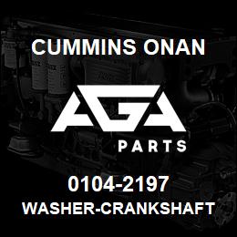 0104-2197 Cummins Onan WASHER-CRANKSHAFT | AGA Parts